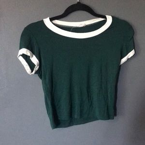 Two toned crop top